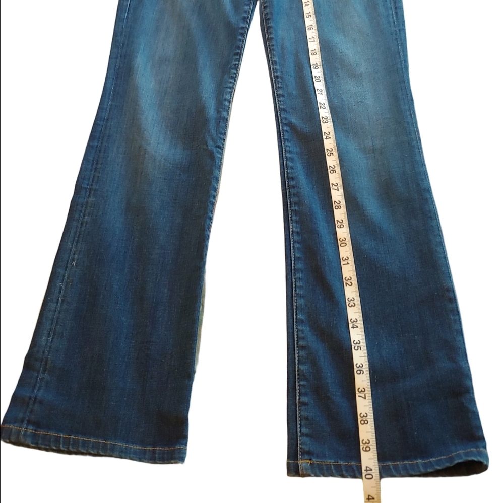 Hudson Flap Pocket Bootleg Blue Jeans Mid Wash Denim Women's size 30 - Picture 7 of 17